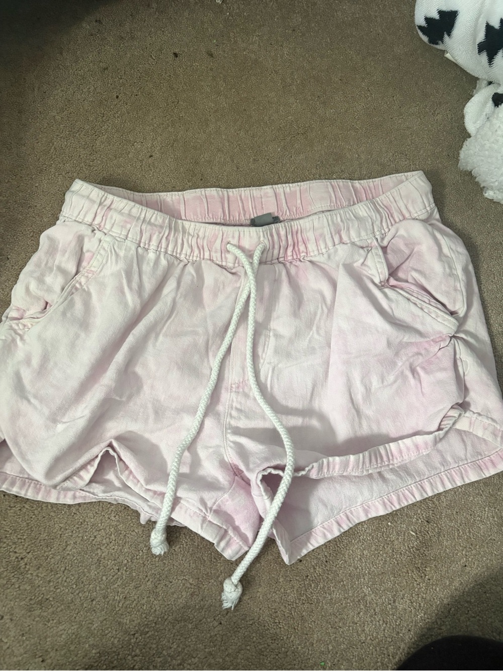 aerie Light Pink Drawstring Athletic Shorts